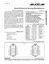 DataSheet MAX354 pdf